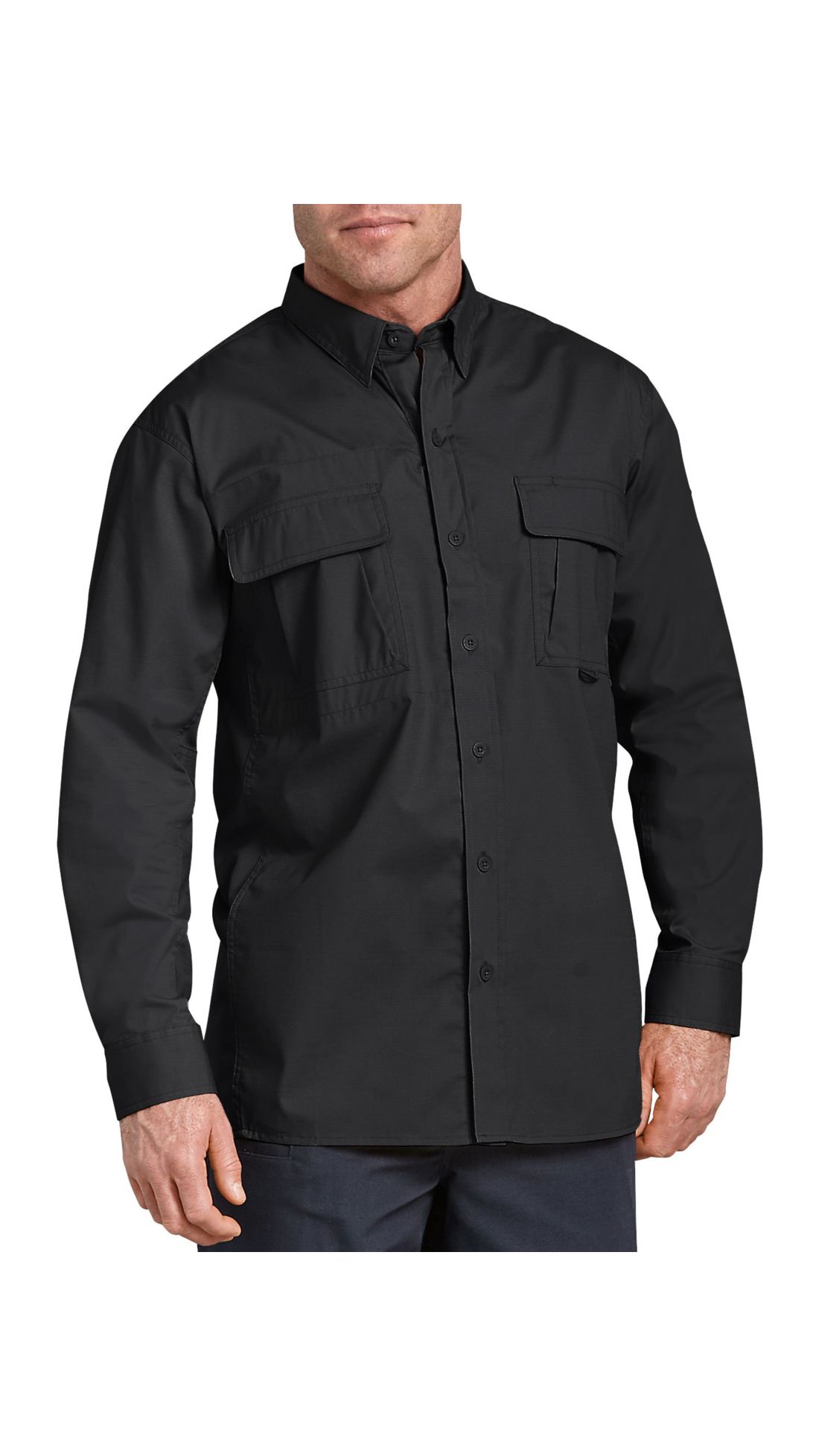 Dickies Tactical Long Sleeve Vented Ripstop Shirt | Free Shipping over $49!