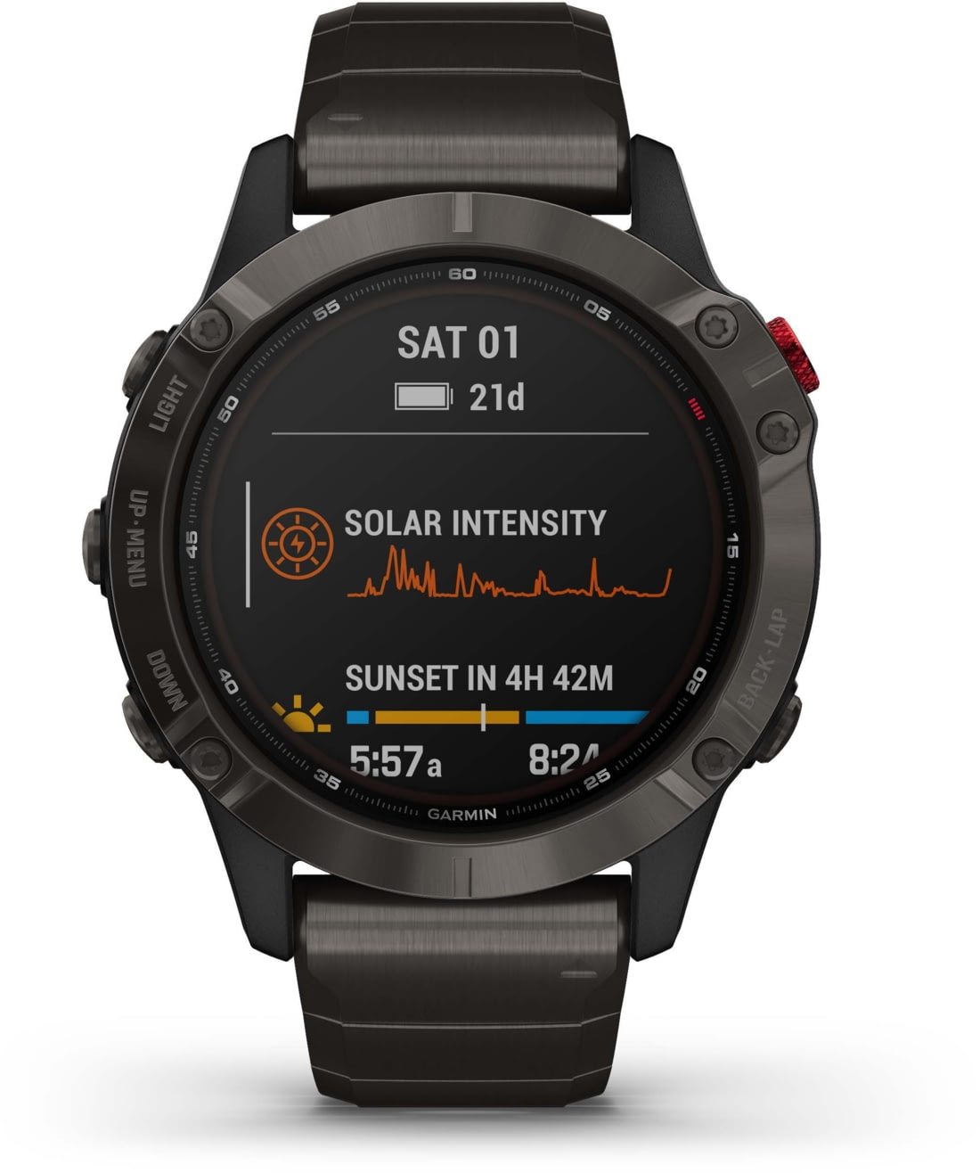 fenix 6 pro solar titanium