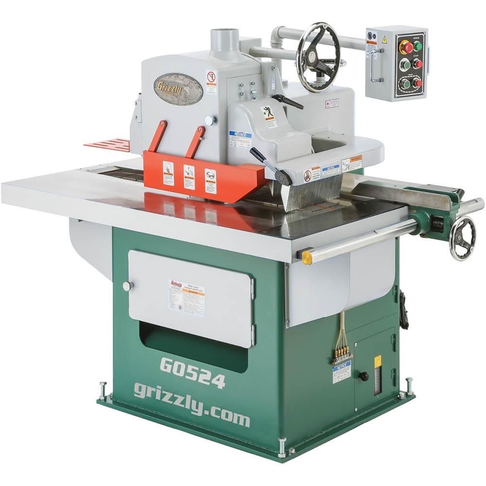 Grizzly Industrial Straight Line Rip Saw | Free Shipping over $49!