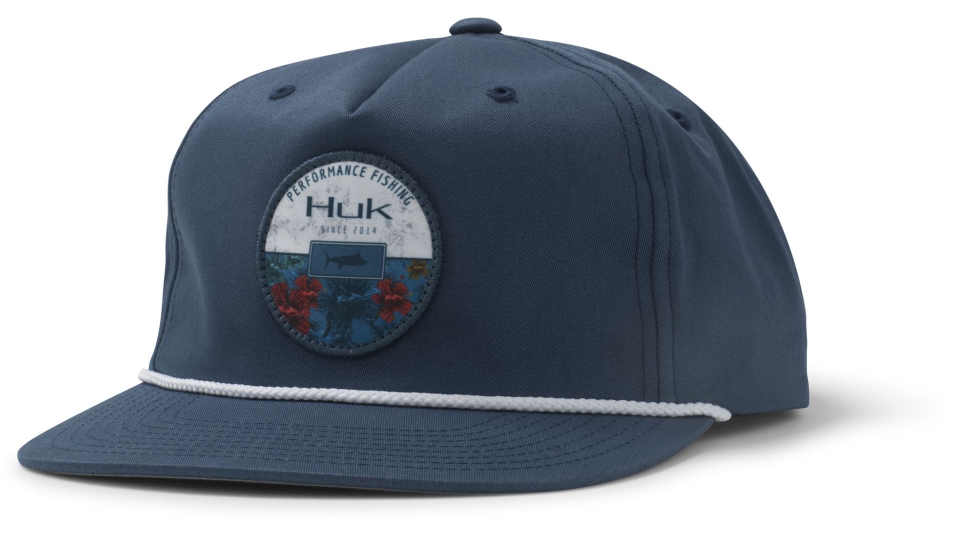 HUK Performance Fishing Floral Patch Hats Men's Free Shipping over 49!