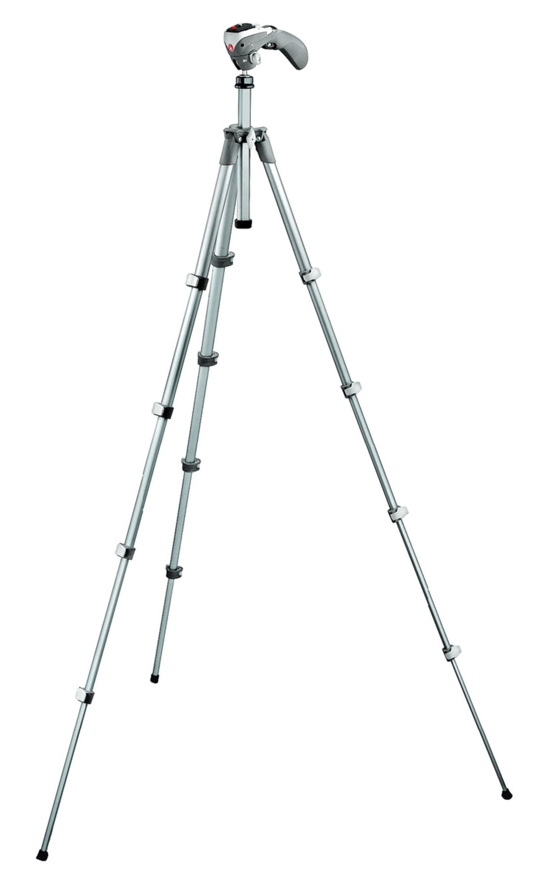 Manfrotto Compact 5 Section Camera Tripod w/ 3 Way Photo/Video Tripod