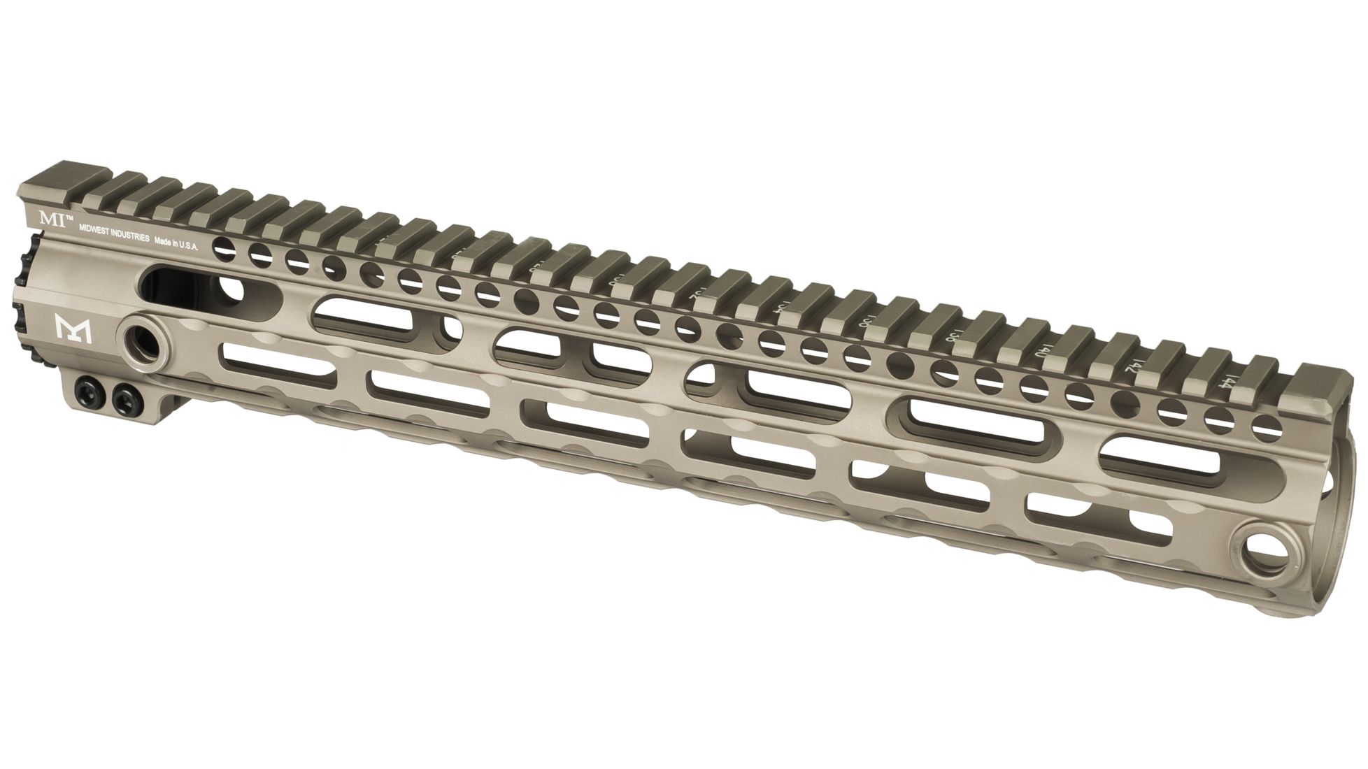 Midwest Industries SSM M-Lok Series One Piece Free Float Handguard 12 ...