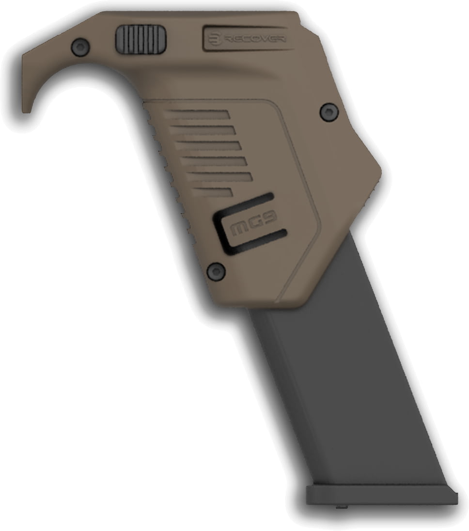 Recover Tactical Angled Magazine Holders f/Glock w/Picatinny Rail Up
