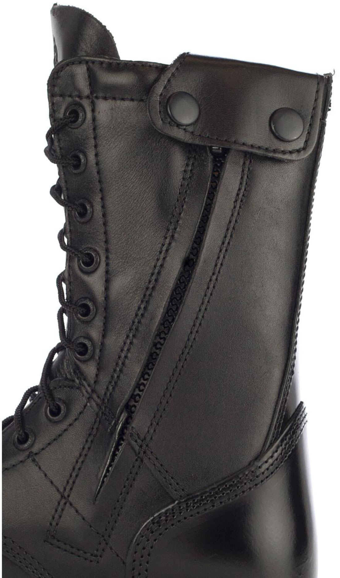 rocky boots with side zipper