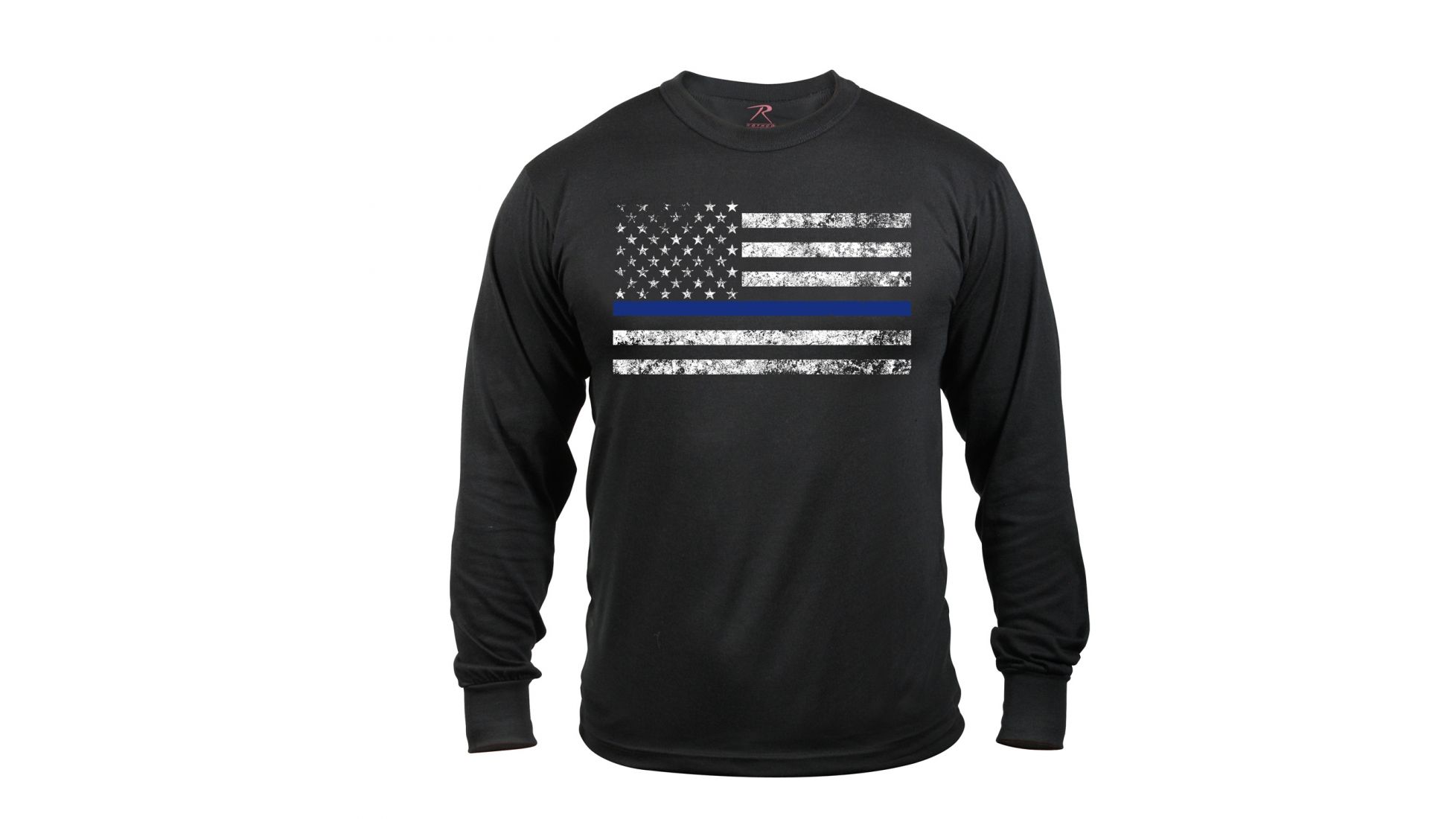 Rothco Long Sleeve Thin Blue Line T Shirt Up To 28 Off Free Shipping