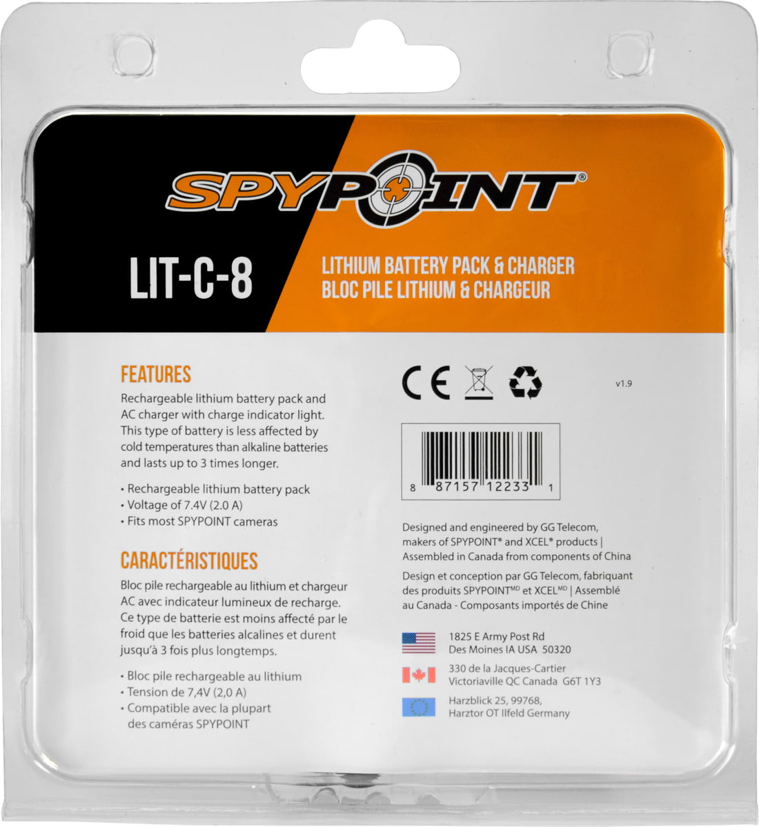 spypoint battery