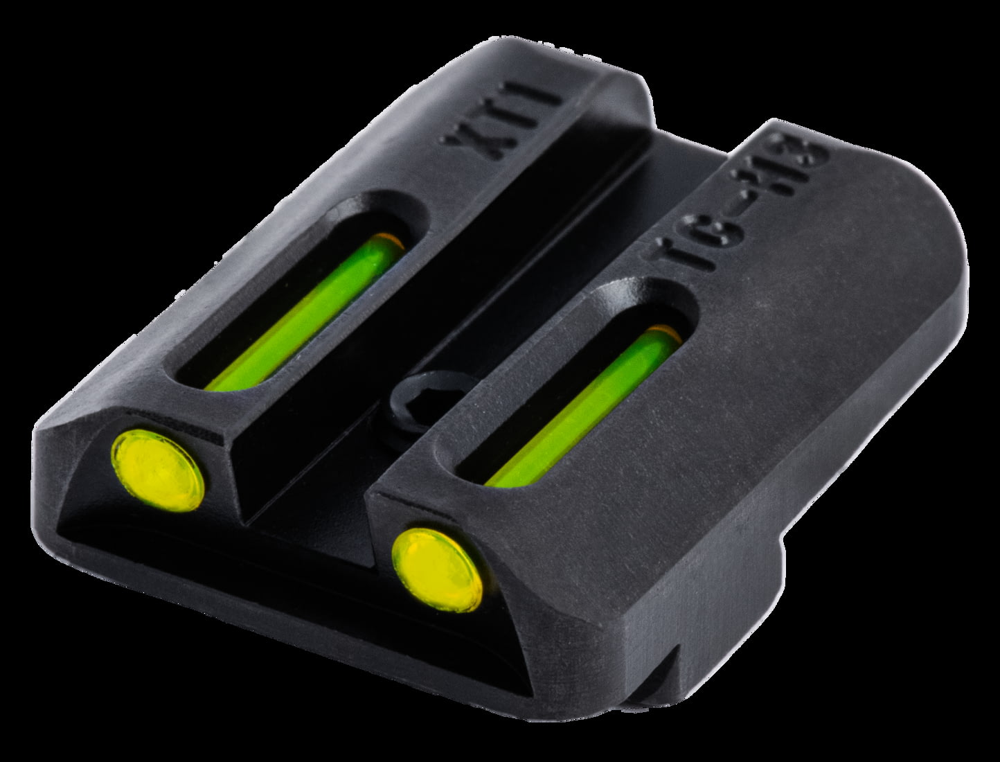 TruGlo Tritium / Fiber Optic TFO Hand Gun Sights Green Front/Yellow